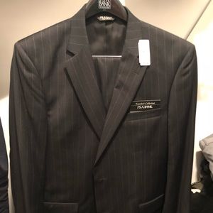 Black Pinstripe Suit